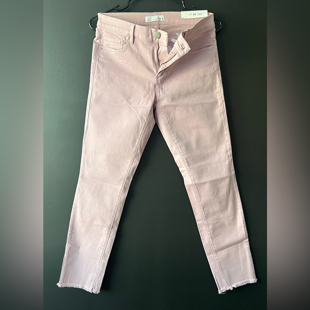 LOFT modern skinny lavender